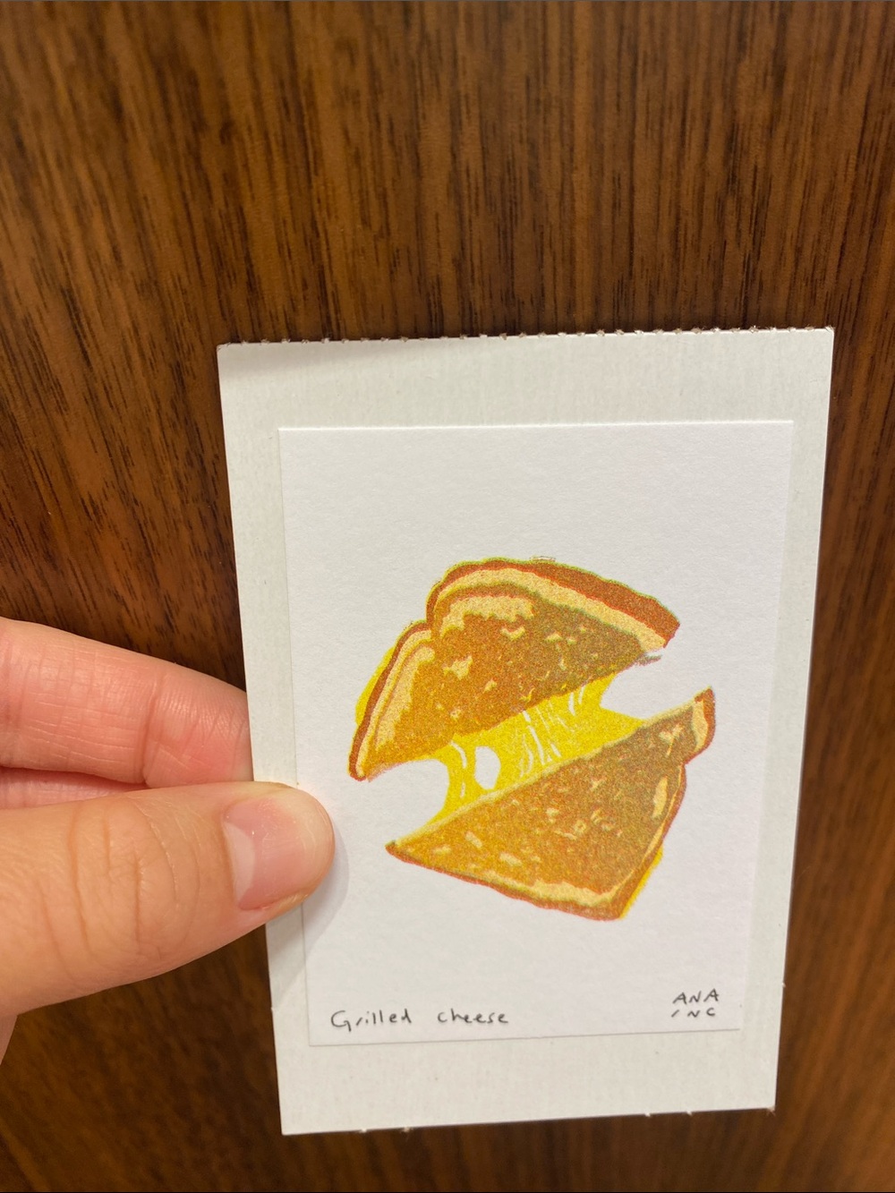 Anastasia INCIARDI mini print - Grilled Cheese - From Bentonville Arkansas